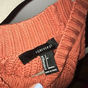 open shoulder sweater